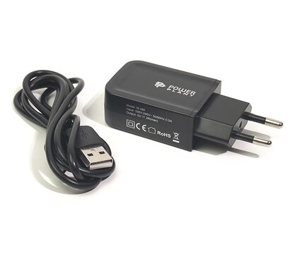 Изображение 2 Зарядное устройство PowerPlant W-280 Black + кабель microUSB