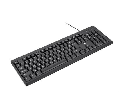 Зображення 2 Клавіатура 2E KS108 Slim USB Black — 2E-KS108UB