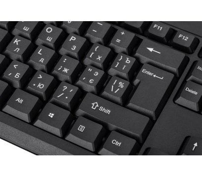 Зображення 3 Клавіатура 2E KS108 Slim USB Black — 2E-KS108UB