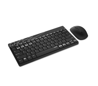 Изображение 4 Комплект мышь + клавиатура Rapoo 8000M Wireless Black