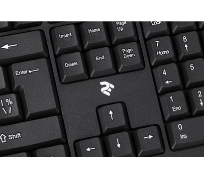 Зображення 4 Клавіатура 2E KS108 Slim USB Black — 2E-KS108UB