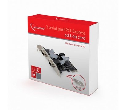 Изображение 4 Контроллер для ПК PCI-Express - 2 RS-232, Gembird SPC-22