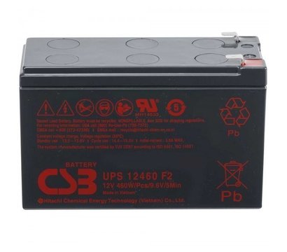 Зображення 2 Свинцево-кислотний акумулятор CSB UPS12460 12V, 9Ah