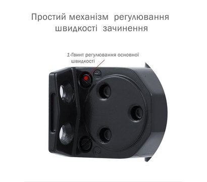 Изображение 4 Доводчик Ryobi DS-2055P BC PRL HO Grey Anthracite параллельная тяга, Цвет корпуса: антрацитовый