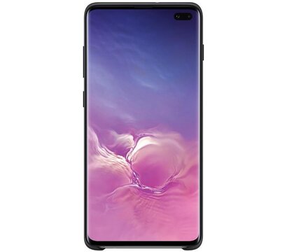 Зображення 2 Чохол Samsung Silicone Cover для Samsung Galaxy S10+ SM-G975 Black - EF-PG975TBEGRU