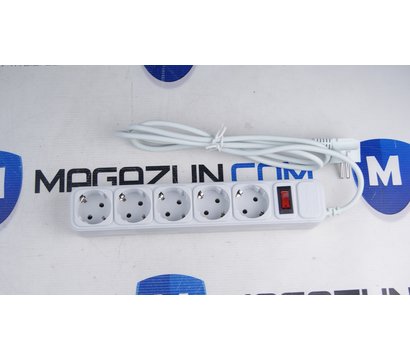 Изображение 2 Сетевой фильтр Maxxter 1.8м SPM5-G-6G 5 розеток, Длина шнура: 1.8 м