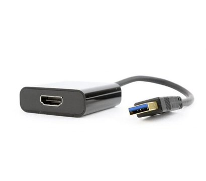 Зображення 2 Адаптер Cablexpert USB3.0-HDMI, 0.15 м, Black — A-USB3-HDMI-02