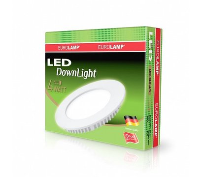 Зображення 2 Світлодіодна панель Eurolamp LED-DLR-4/3 на 4 Вт