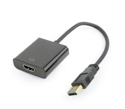 Зображення 3 Адаптер Cablexpert USB3.0-HDMI, 0.15 м, Black — A-USB3-HDMI-02