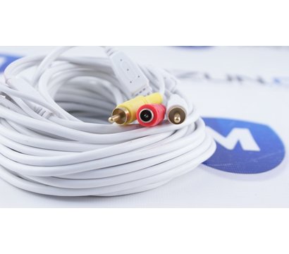 Изображение 3 Кабель с RCA разъемами Lux 2RCA+DC 10м