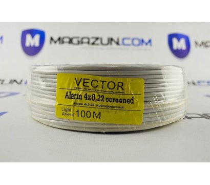 Изображение 3 Сигнальный кабель Vector 4х0,22 экран., К-ство жил: 4 жилы