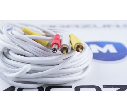 Изображение 4 Кабель с RCA разъемами Lux 2RCA+DC 10м