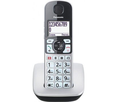 Изображение 2 Радиотелефон Panasonic KX-TGE510RUS Silver без автоответчика