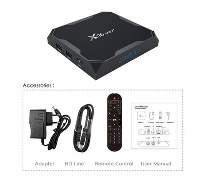 Зображення 2 HD медіаплеєр X96 MAX+ Android TV - 905x3/4GB/32GB