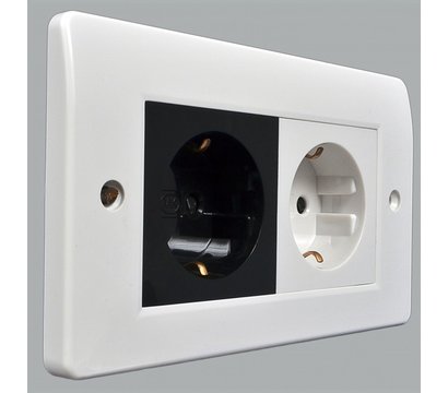 Зображення 2 Рамка для розетки MK К184 WHI