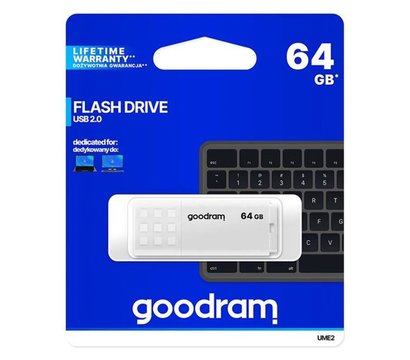 Изображение 5 Накопитель USB GoodRam UME2 64Gb USB2.0 White - UME2-0640W0R11
