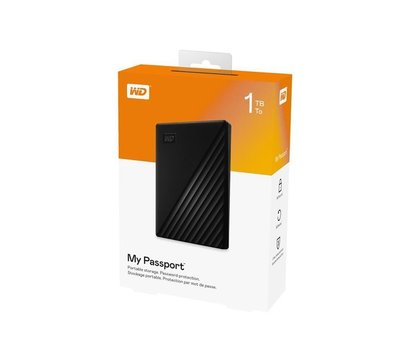 Изображение 6 HDD Western Digital My Passport 1TB 2.5 USB 3.2 External Black — WDBYVG0010BBK-WESN