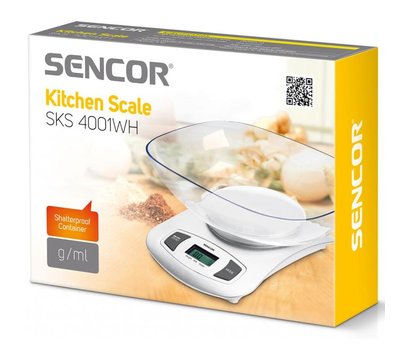 Изображение 2 Весы электронный Sencor SKS 4001WH