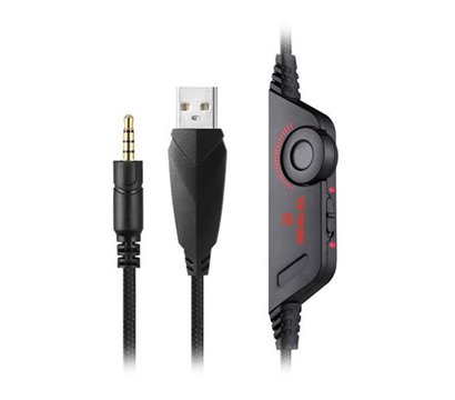 Зображення 9 Навушники REAL-EL GDX-7650 Black/Red для ПК