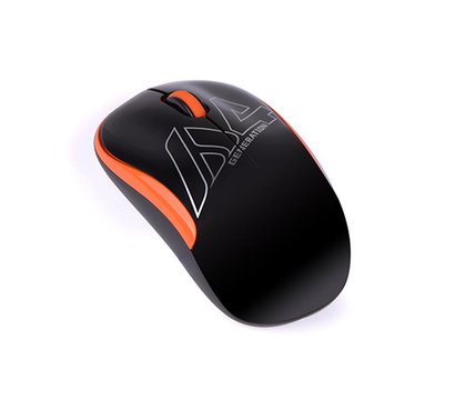 Зображення 2 Миша A4Tech G3-300N USB V-Track Black/Orange
