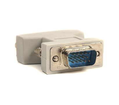 Изображение 2 Адаптер PowerPlant VGA(M)-DVI(F), White — CA910687