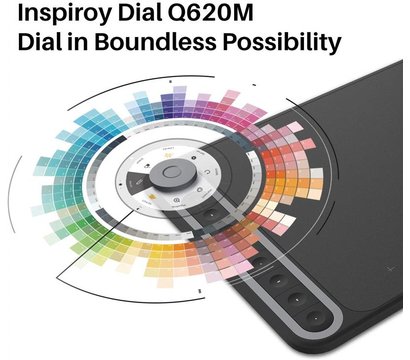 Зображення 3 Графічний планшет Huion Inspiroy Dial Q620M + glove