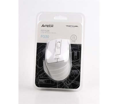 Зображення 5 Миша A4Tech FG30 USB Grey/White