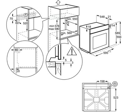 Зображення 8 Духова шафа Electrolux EOD3C70TK