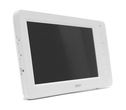 Зображення 5 Домофонна система Arny AVD-7006 White/Cupper, Колір (домофон + панель): білий + мідний