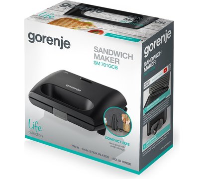 Зображення 8 Сендвічниця Gorenje SM701GCB