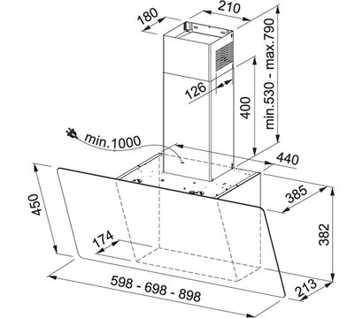 Зображення 2 Витяжка Franke FPJ 925 V BK/SS 330.0528.067
