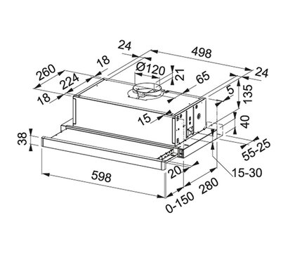 Зображення 2 Витяжка Franke Smart Telescopic FSM 601 WH/GL