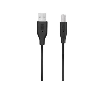 Зображення 2 Кабель 2E USB 2.0 (AM/BM), DSTP, 1.8м, black — 2E-W-3169m1.8