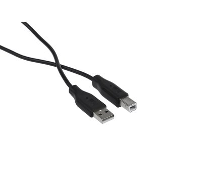 Зображення 3 Кабель 2E USB 2.0 (AM/BM), DSTP, 1.8м, black — 2E-W-3169m1.8