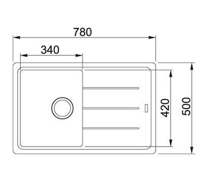 Зображення 2 Кухонна мийка Franke Basis BFG 611-78, 114.0258.040