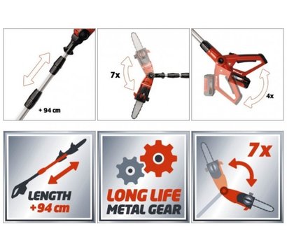 Зображення 3 Кущоріз Einhell GE-LC 18 LI T- Solo