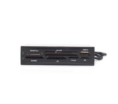 Зображення 2 Картрідер Gembird FDI2-ALLIN1-02-B All in 1 USB Black