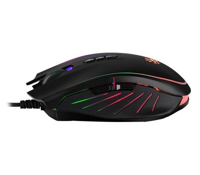 Зображення 3 Миша A4Tech Q81 Bloody Neon XGlide Curve USB Black