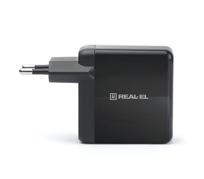 Зображення 2 Зарядний пристрій REAL-EL CH-350 Black — EL123160017