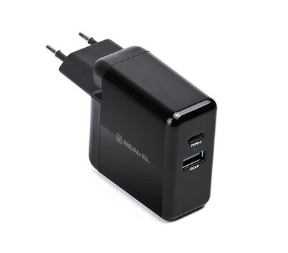 Зображення 5 Зарядний пристрій REAL-EL CH-350 Black — EL123160017