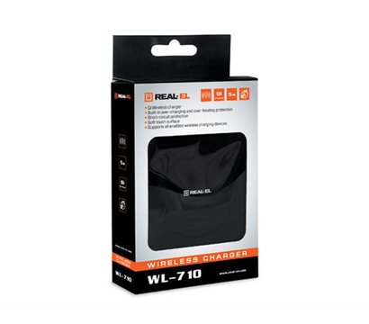 Зображення 10 Зарядний пристрій REAL-EL WL-710 Black — EL123160018