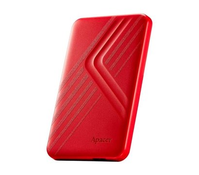 Зображення 3 Жорсткий диск Apacer AC236 2TB 5400rpm USB 3.1 Red — AP2TBAC236R-1