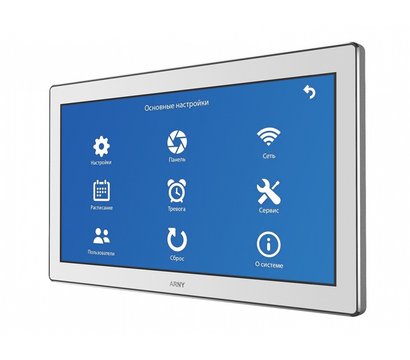 Зображення 2 Цифровий відеодомофон Arny AVD-1060 (2Mpx) WiFi White, Колір корпусу: білий