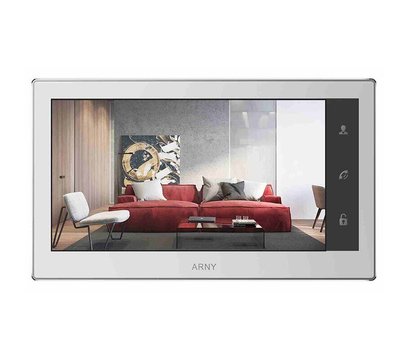Зображення 2 Домофон Arny AVD-740 (2Mpx) IPS White на 7 дюймів, Колір корпусу: білий