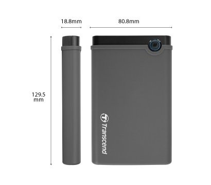 Зображення 2 Transcend Case StoreJet TS0GSJ25CK3