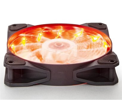 Зображення 2 Охолодження для корпусу Frime Iris LED Fan 15LED Orange — FLF-HB120O15