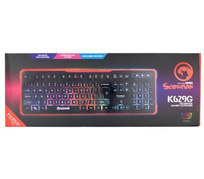 Изображение 3 Клавиатура Marvo K629G Multi-LED USB Black/Red