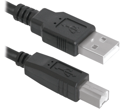 Изображение 2 Кабель Defender USB04-17 USB2.0 AM-BM, 5м — 83765