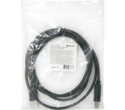 Изображение 3 Кабель Defender USB04-17 USB2.0 AM-BM, 5м — 83765