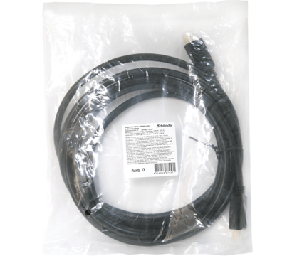 Изображение 3 Кабель мультимедийный Defender HDMI-17 HDMI M-M ver 1.4, 5м — 87353